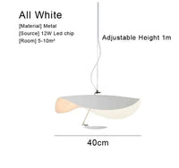 Retro Replica Design Flying Saucer Hat Pendant Lamp