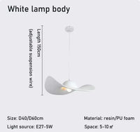 Minimalist Creative Straw Hat Pendant Light