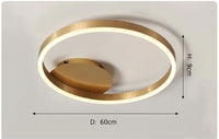 Nordic Round Circle Ring LED Chandeliers