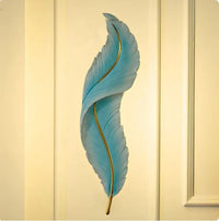 Nordic Decorative Luxury Feather Wall Lamp