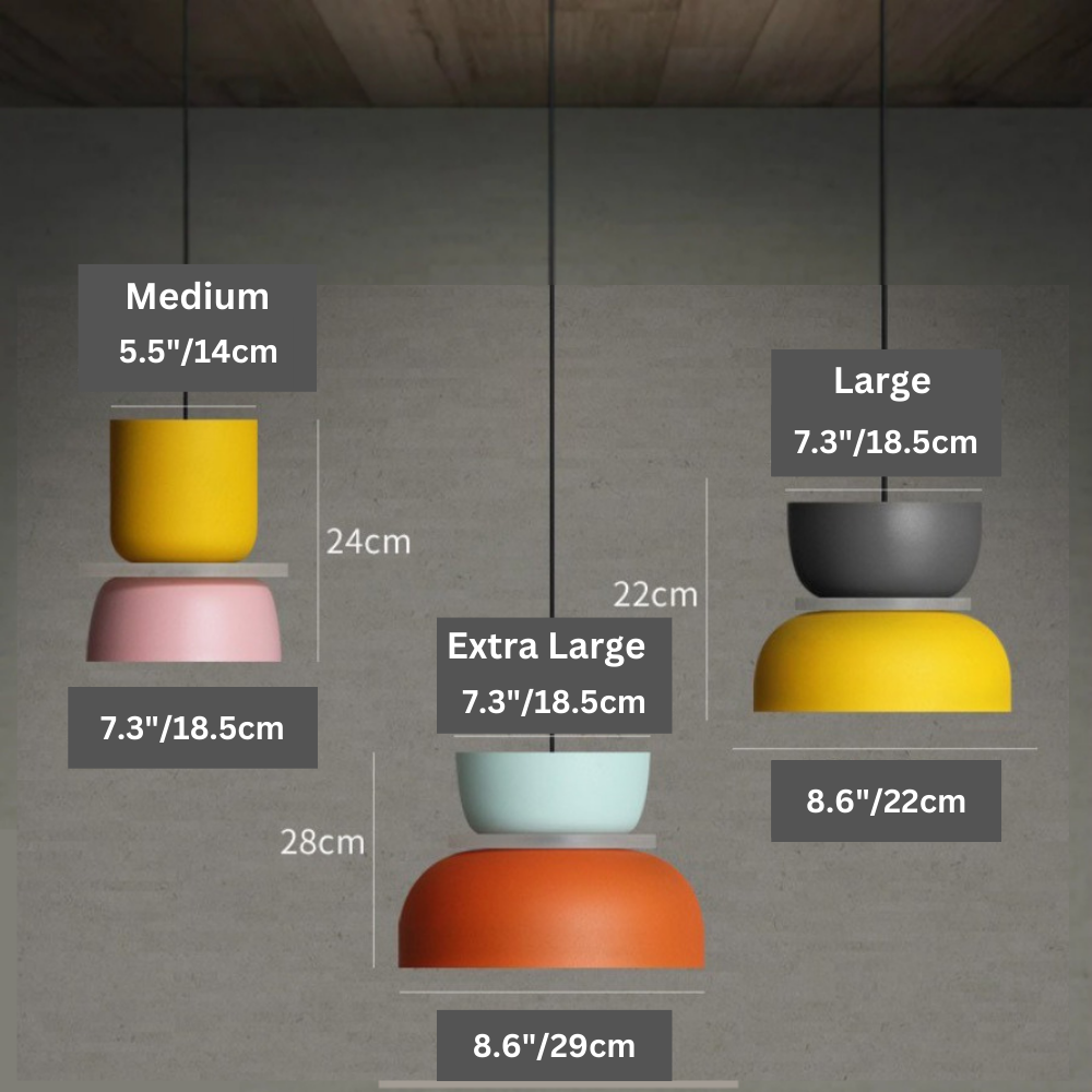 Colorful Macaron Pendant Hanging Light