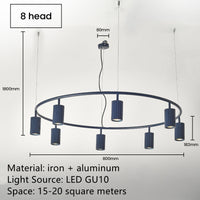 Scandinavian Ring Chandeliers Spotlights
