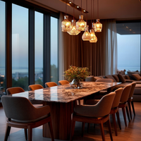 Glass Wine Bottle LED Pendant Lamp