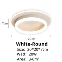 Modern Surface Mount Acrylic LED Chandelier