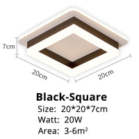 Modern Surface Mount Acrylic LED Chandelier