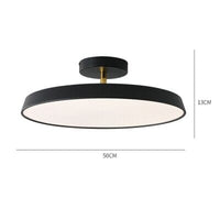 Macaron Aluminum Ultra-thin Luminaire Chandelier