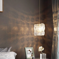 Nordic Copper LED Light Crystal Pendant Lamps