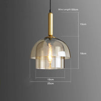 Multilayer Glass Pendant Lights