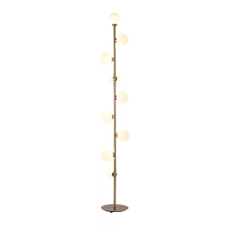 Nordic Minimalist Magic Beans 9 Glass Ball Floor Lamps