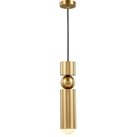 Metal Bullet Droplight Long Tube Pendant Lamp