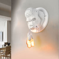 Nordic Resin King Kong Gorilla Wall Lamp