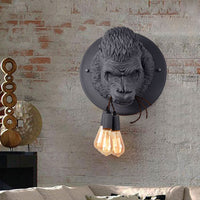 Nordic Resin King Kong Gorilla Wall Lamp
