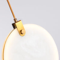 Simple Marble Round Crystal Villa Pendant Lamps