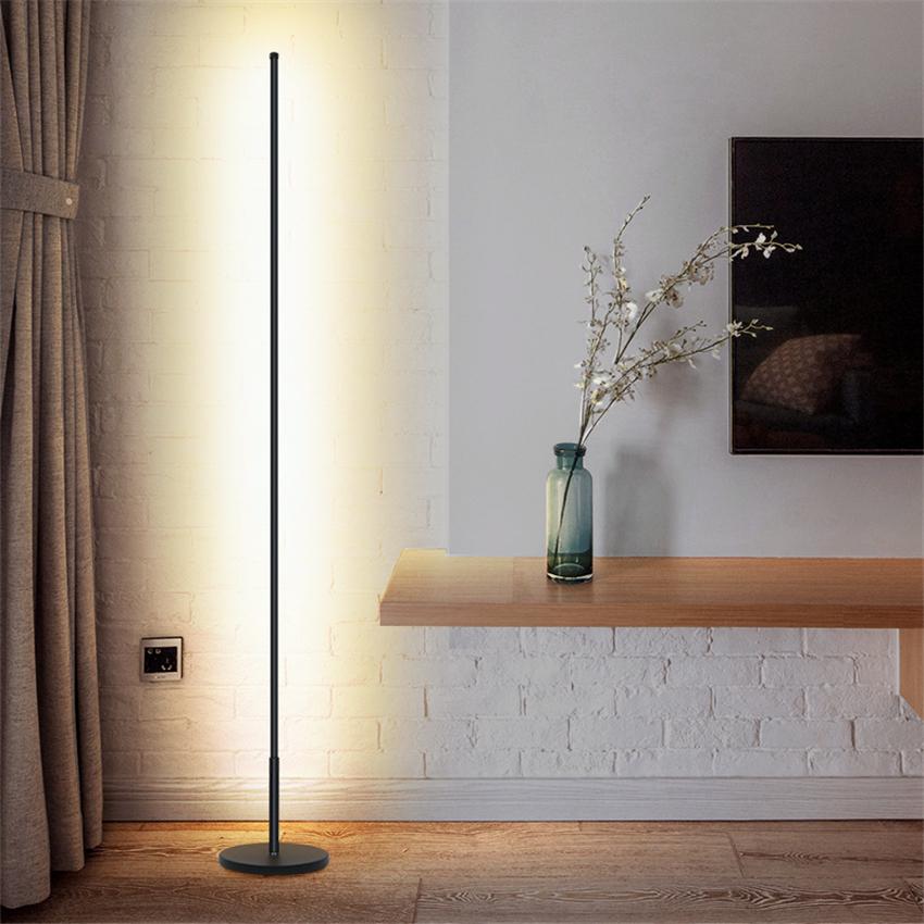Aluminum Standing Thin Stick Floor Lights
