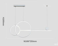 Contemporary Circular LED Ceiling Chandeliers