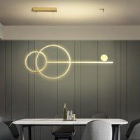 Contemporary Circular LED Ceiling Chandeliers