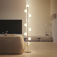 Nordic Minimalist Magic Beans 9 Glass Ball Floor Lamps