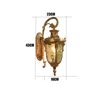 American Style Retro Waterproof Outdoor Wall Lamp