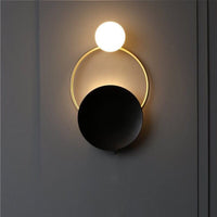 Nordic Modern Ring Golden Wall Sconce