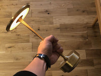 Metallic Cordless Charging Table Lamp
