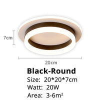 Modern Surface Mount Acrylic LED Chandelier