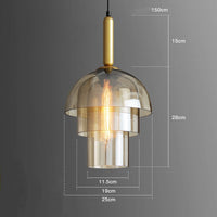 Multilayer Glass Pendant Lights