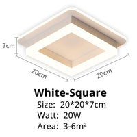 Modern Surface Mount Acrylic LED Chandelier