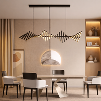 Modern LED Human DNA Style Chandeliers Light