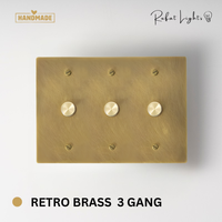Solid Brass Dimmer Switch