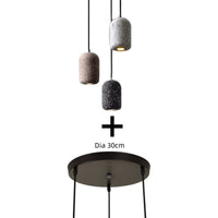 Modern Cement LED Stone Pendant Lamp
