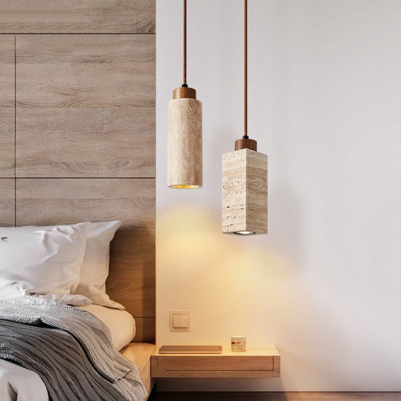 Travertine Wabi-Sabi Droplight