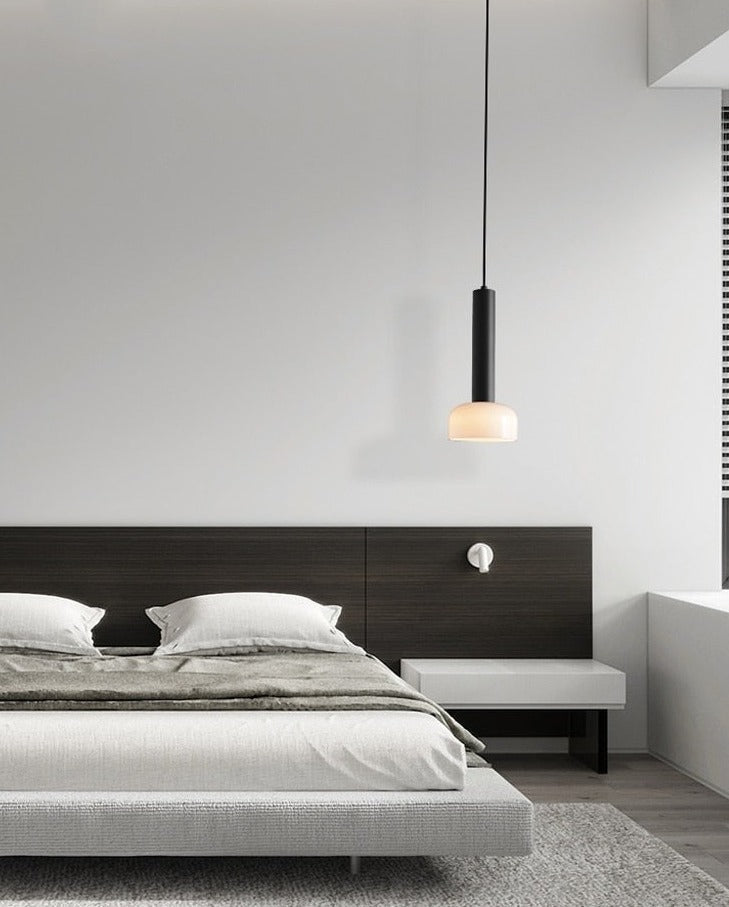 Sleek Minimalist Pendant Light Lacquered Finish