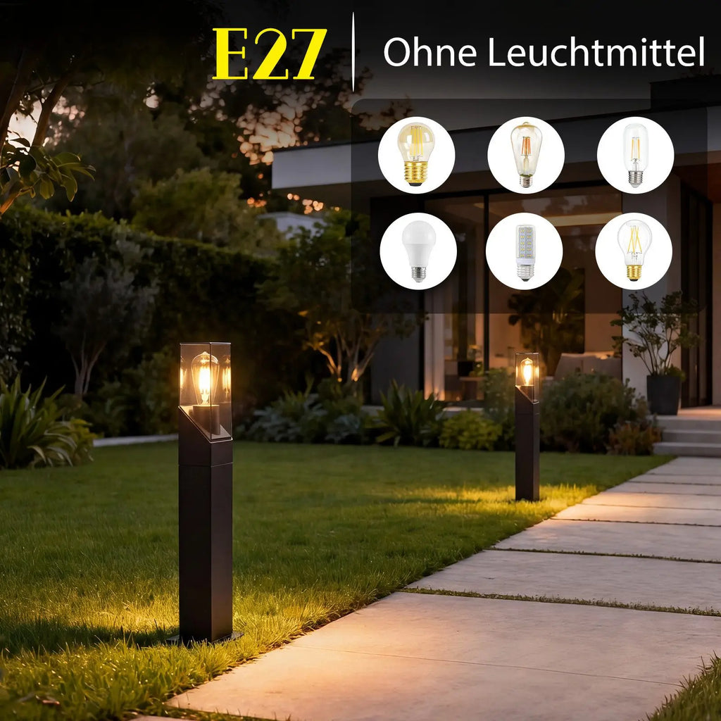 Außen-Stehleuchte Garten IP65 E27 wasserdicht
