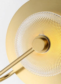 Circular Radiance Glass Wall Light