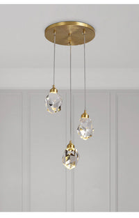 Nordic Crystal Diamond Glass Pendant Light
