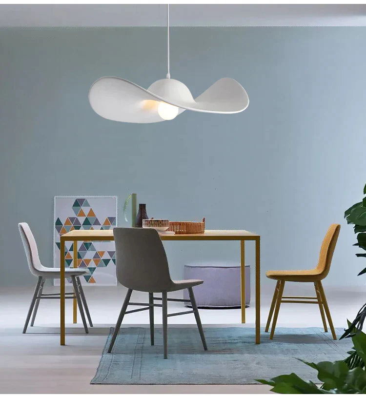 Minimalist Creative Straw Hat Pendant Light