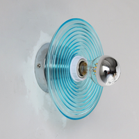 Vibrant Round Glass Wall Lamp