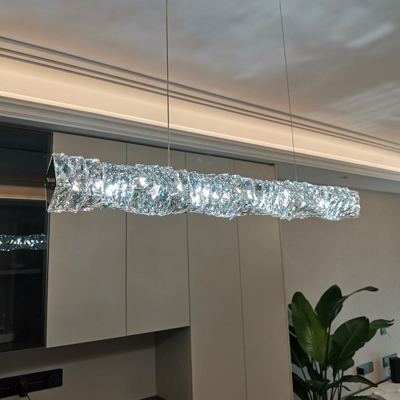 Modern LED Luxury Crystal Design Art Chandelier Light