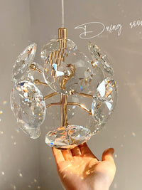Sphere K9 Pure Crystal Noble Pendant Lamps
