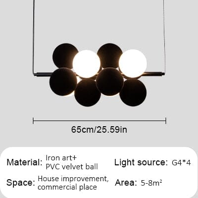 Nordic Fabrics PVC Bubbles Over Pendant Lamps