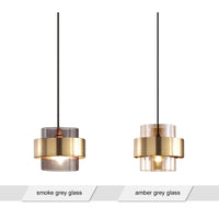Nordic Luxury Plating Glass Pendant Light
