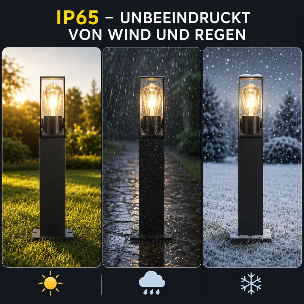 Außen-Stehleuchte Garten IP65 E27 wasserdicht
