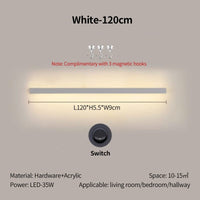 Simple Long Strip Shelf Eye Protection Wall Lamp