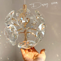 Sphere K9 Pure Crystal Noble Pendant Lamps
