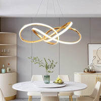 Modern Luxury Twisted Ring Chandelier Light