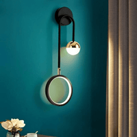 Creative Nordic Headboards Round Ball Wall Lamp