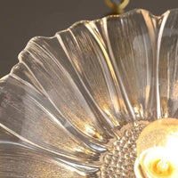 Modern Lotus Glass Flowers LED Chandelier