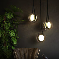 Blackhole Glass Ball Round Pendant Lights