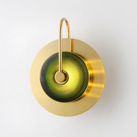 Circular Radiance Glass Wall Light