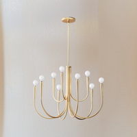 Retro Style Swoop Arm Luxury Chandelier Lamps